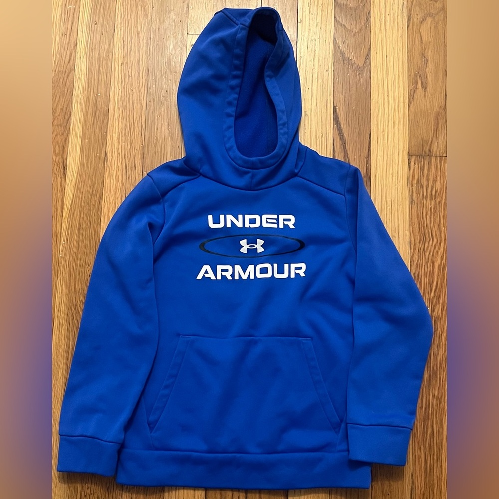 Under Armour Blue Hooded Sweatshirt